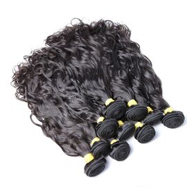 Natural Wave Brazilian Human Hair Bundles For Black Women Long Hair / Shedding Free supplier