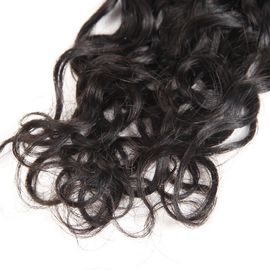 Full Cuticle Brazilian Virgin Hair Bundles Loose Wave Hair Natural Black Color supplier