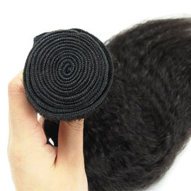 Kinky / Yaki Straight Style Brazilian Human Hair Bundles / Extensions supplier