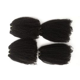 Afro Kinky Curly Hair Peruvian Virgin Human Hair Bundles Full Density No Lice No Tangle supplier