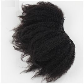 High Quality Virgin Hair Material Good Sewing Weave Afro Kinky Curly Peruvian Virgin Hair Bundles supplier