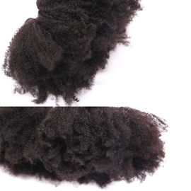 Peruvian Human Afro Kinky Curly Hair Bundles Natural Color No Chemical Smell supplier