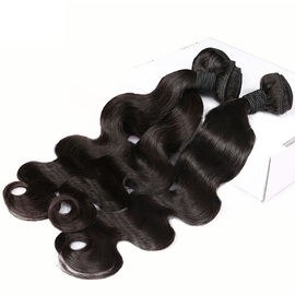 Natural Black Peruvian Body Wave Hair Bundles No Shedding Wet And Wavy Extensions supplier