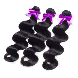 Double Weft 100% Virgin Human Hair Bundles Unprocessed Peruvian Body Wave Hair supplier