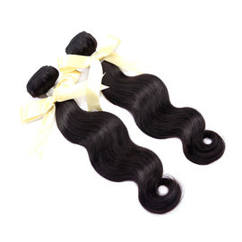 Natural Looking Peruvian Human Hair Bundles Body Wave Thick And No Split Ends supplier