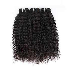 Natural Color Peruvian Body Wave Hair Bundles Curly Dancing And Soft 10" To 30" Stock supplier