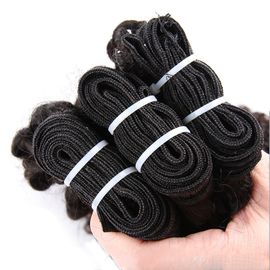 Natural Color Peruvian Body Wave Hair Bundles Curly Dancing And Soft 10" To 30" Stock supplier
