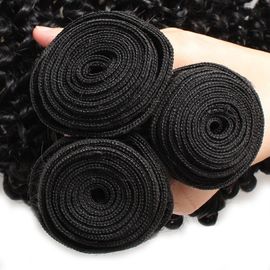 100% Non Processed Peruvian Human Hair Bundles Curly Styles Soft And Alive supplier