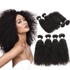 100% Non Processed Peruvian Human Hair Bundles Curly Styles Soft And Alive supplier