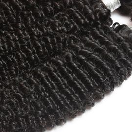 100% Non Processed Peruvian Human Hair Bundles Curly Styles Soft And Alive supplier