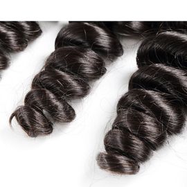 Virgin Peruvian Loose Wave Hair Undles , 100 Human Hair Weave Bundles supplier