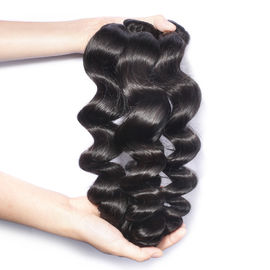 Virgin Peruvian Loose Wave Hair Undles , 100 Human Hair Weave Bundles supplier