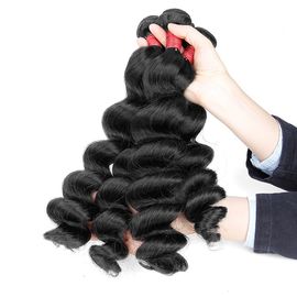 Pure Color Peruvian Human Hair Bundles No Shedding Peruvian Loose Wave Hair 3.5OZ Weight supplier