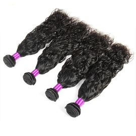 Grade 8A Natural Wave Peruvian Hair Bundles , 100% Peruvian Curly Hair Weave supplier