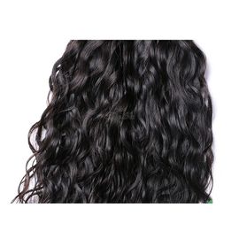 1B Grade 100 Peruvian Human Hair Bundles Pretty Thick Ends Black Color supplier