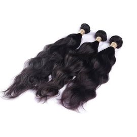 8A Grade Natural Wave Peruvian Human Hair Bundles Double Weft Smooth No Chemical supplier