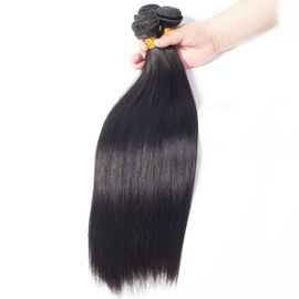 Mixed Length 100% Human Hair Bundles , Peruvian Virgin Hair Straight No Tangle supplier