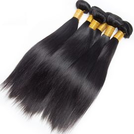 Mixed Length 100% Human Hair Bundles , Peruvian Virgin Hair Straight No Tangle supplier