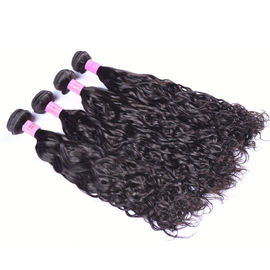 Water Wavy Real Peruvian Human Hair Bundles , Peruvian Loose Wave Hair supplier