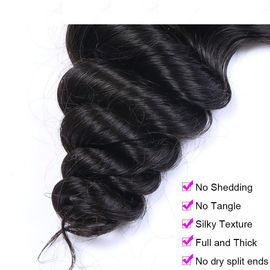 Unprocessed Brazilian Loose Wave Silk Base Closure , Silk Lace Closure supplier