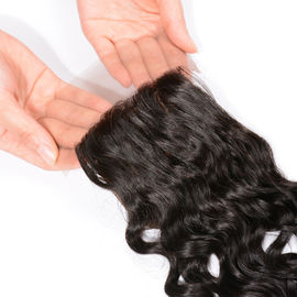 Brazilian 4x4 Silk Base Closure Water Wave Silk Base Lace Frontal Closure supplier