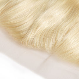 Ear To Ear 13x4 Lace Closure Blonde Hair Straight Virgin Hair Natural Color supplier