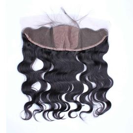 Brazilian 100 Human Hair Lace Front Wigs With Baby Hair Black Color supplier