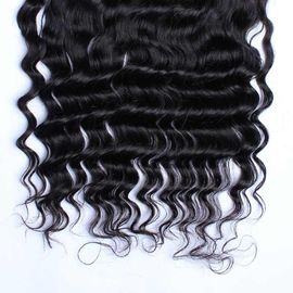 7A Grade  Deep Wave Human Hair Lace Front Wig , Natural Human Hair Wigs No Smell supplier