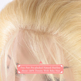 613 Blonde 360 Lace Front Closure Wigs Grade 7A With Ajustable Elastic Band supplier
