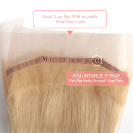 613 Blonde 360 Lace Front Closure Wigs Grade 7A With Ajustable Elastic Band supplier