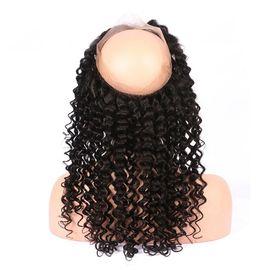 100% Virgin360 Brazilian Frontal Brazilian Hair Closure With Natural Part supplier