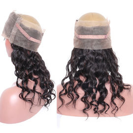 Pre Plucked 360 Swiss Lace Frontal Loose Wave High Grade Virgin Brazilian Hair Weave supplier