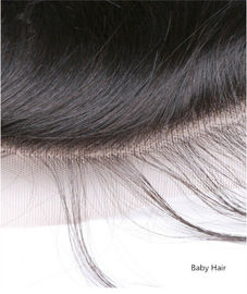 Silk Base Deep Wave Lace Frontal Unprocessed Human Hair Lace Closure Piece supplier