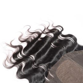 Peruvian Body Wave 13x4 Lace Closure , Silk Base Lace Frontal Closure With Baby Hair supplier