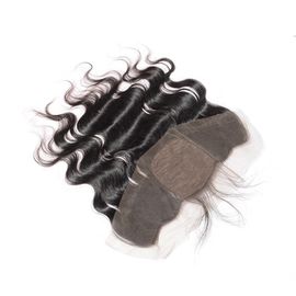 Peruvian Body Wave 13x4 Lace Closure , Silk Base Lace Frontal Closure With Baby Hair supplier