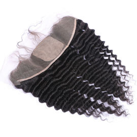 Deep Wave Virgin Human Hair Lace Front Wigs 13x4 Curly Lace Frontal Closure supplier