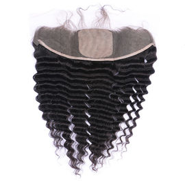 Deep Wave Virgin Human Hair Lace Front Wigs 13x4 Curly Lace Frontal Closure supplier