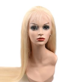 Natural Straight #613 Glueless Full Lace Human Hair Wigs Tangle Free 14" -28" supplier