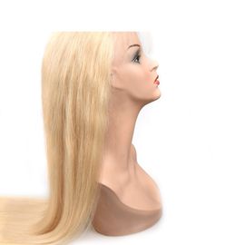 Natural Straight #613 Glueless Full Lace Human Hair Wigs Tangle Free 14" -28" supplier