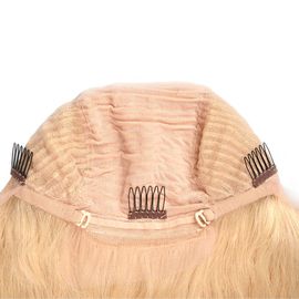 Natural Straight #613 Glueless Full Lace Human Hair Wigs Tangle Free 14" -28" supplier