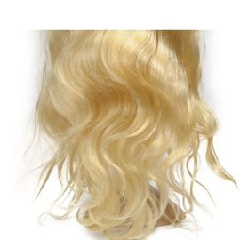 Curly Glueless Human Hair Lace Front Wigs #613 Color With 130% Density supplier