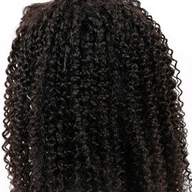 Kinky Curly Front Lace Wigs , Lace Front Full Wigs Human Hair 8A Grade supplier