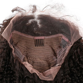 Kinky Curly Front Lace Wigs , Lace Front Full Wigs Human Hair 8A Grade supplier