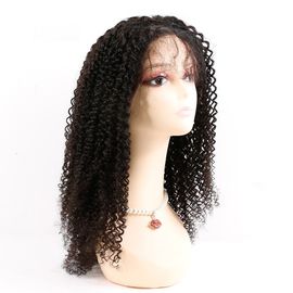 Kinky Curly Front Lace Wigs , Lace Front Full Wigs Human Hair 8A Grade supplier