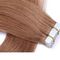 100 Human Hair Tape In Extensions , Tape Weft Hair Extensions No Shedding supplier