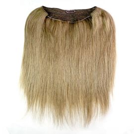 18" 20" 22" 24" Qingdao Factory Light Color Halo Flip In Hair Extension With Fish Line Human Hair supplier