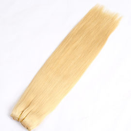 Durable Blonde #613 Color Halos Flip In Hair Extension Silky Straight 100% Human Hair Material supplier