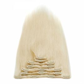 #613 Blonde 100 Wavy Human Hair Extensions 100 Real Human Hair supplier