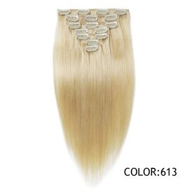 #613 Blonde 100 Wavy Human Hair Extensions 100 Real Human Hair supplier