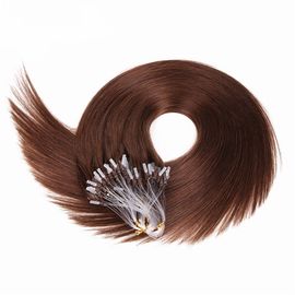 Dark Brown Clip In Hair Extensions 7A Grade For White Women , Remy Fusion Hair Extensions supplier